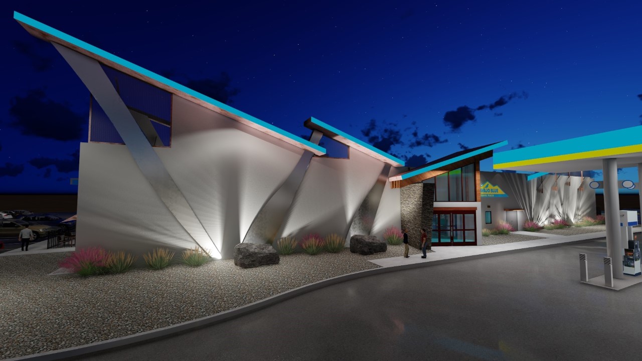 Front-Navajo-Blue-Travel-Plaza-Rendering