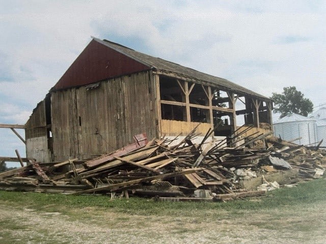 Old Destroyed Barn Old Destroyed Barn